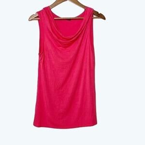 iliad USA Shirt Womens Medium Sleeveless Scoop Neck Pullover Drape Neckline